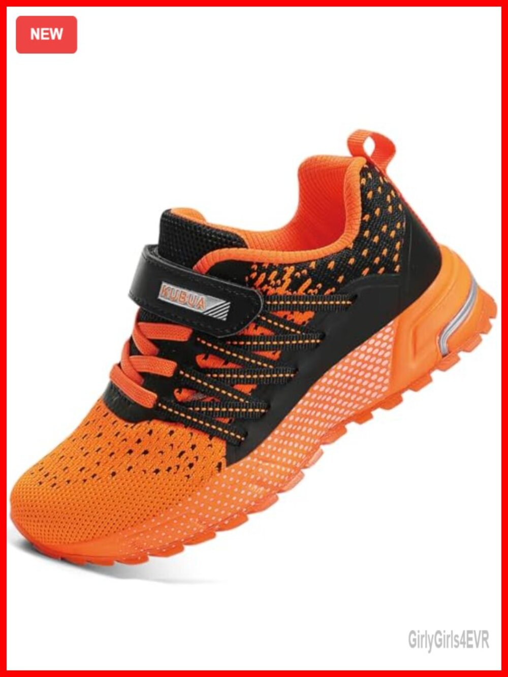 Kids Slip-On Sneakers Hook & Loop Lightweight Mesh Athletic Running Shoes